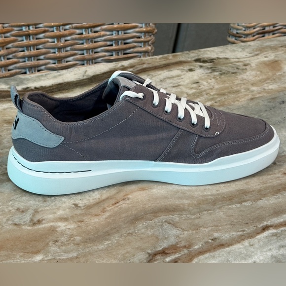 Men’s COLE HAAN Grandpro Rally canvas court sneakers- slate. Size 11.5W - Picture 5 of 9